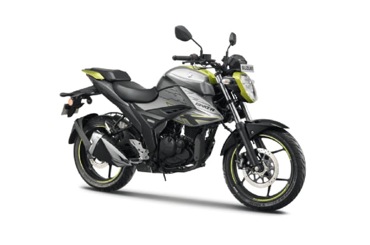 Gixxer front three-fourth static