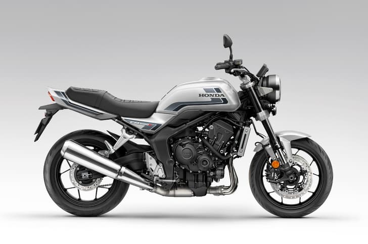 Honda CB1000F right side profile static in studio