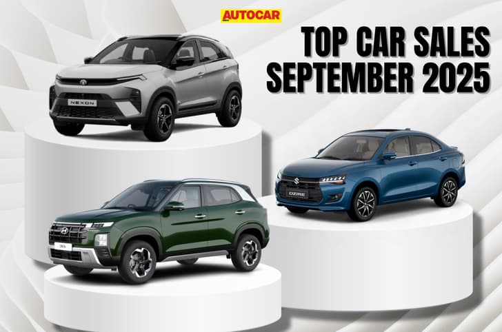 Top 10 bestselling cars in September 2025