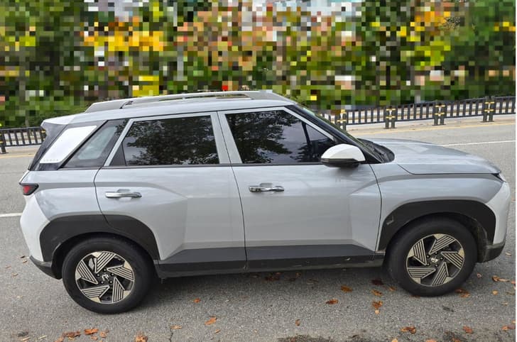 new hyundai venue on road