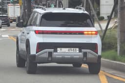 new hyundai venue on road