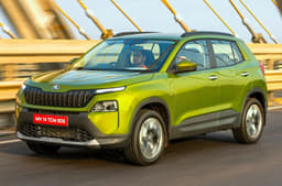 Skoda Kylaq front three quarter
