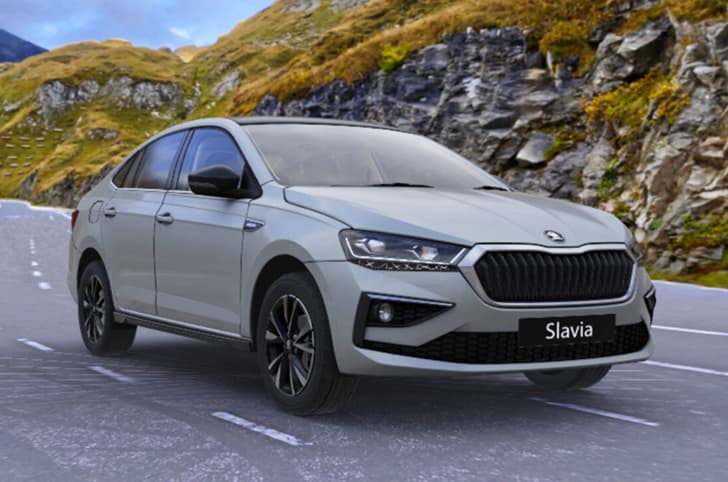 Skoda Slavia Brilliant Silver Dual Tone