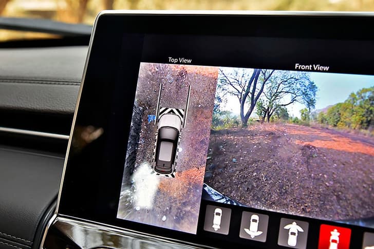 jeep compass in field