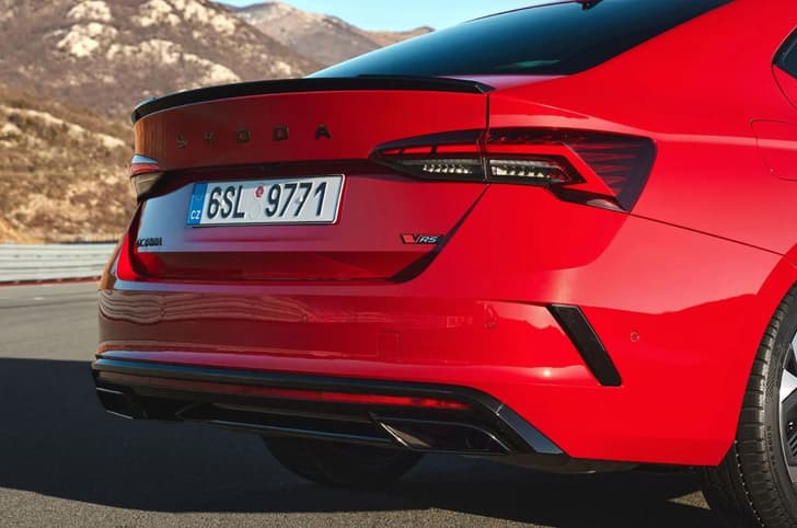 Skoda Octavia RS tail gate