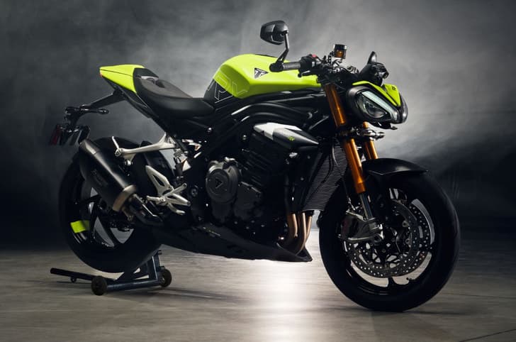 The Speed Triple 1200 RX is limited to 1200 units worldwide.