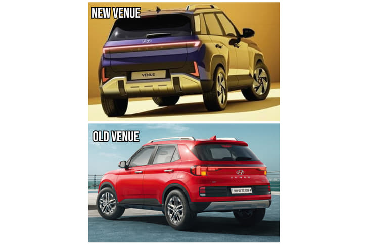 hyundai venue new vs old