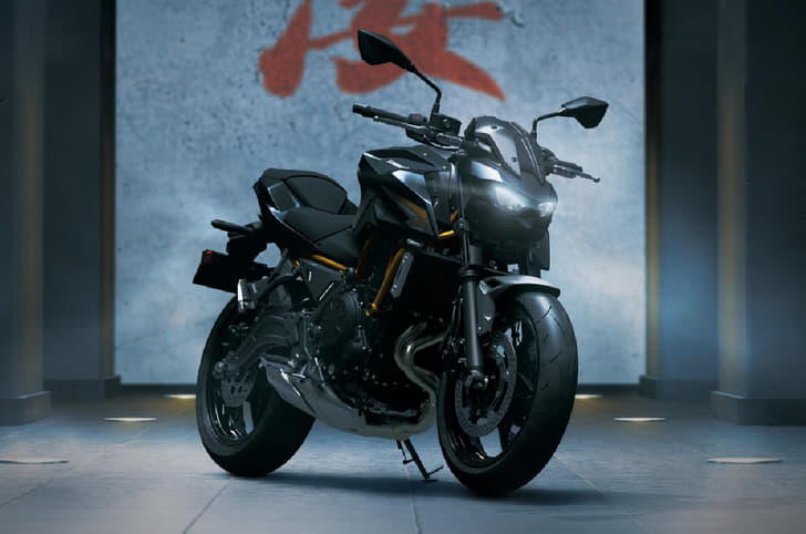 The bike is available in three color schemes.