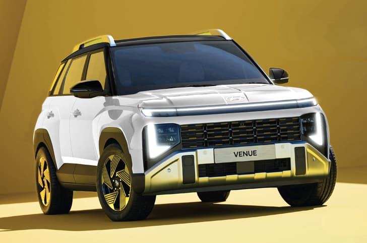 New Hyundai Venue Atlas White with Abyss Black roof