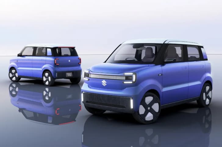 suzuki vision e sky compact ev concept in studio