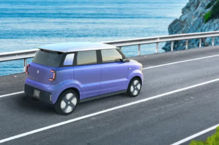 suzuki vision e sky compact ev concept in studio