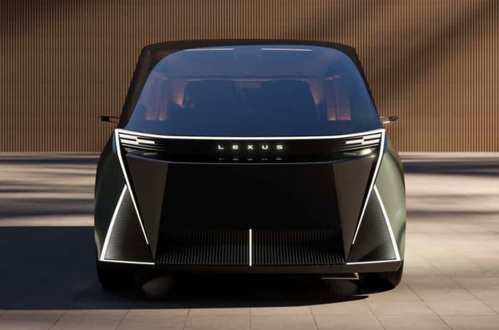 New Lexus LS MPV concept front