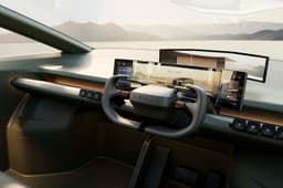 New Lexus LS MPV concept steering