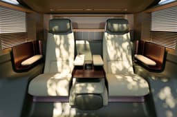 New Lexus LS MPV concept rear seats