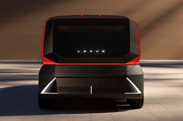 New Lexus LS MPV concept rear