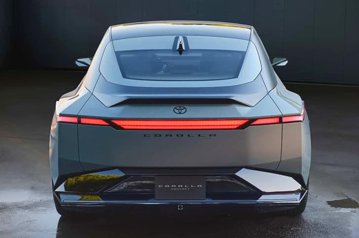 Toyota Corolla concept rear
