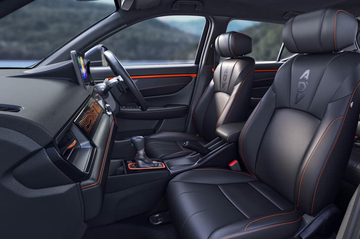 Honda Elevate ADV edition front seats