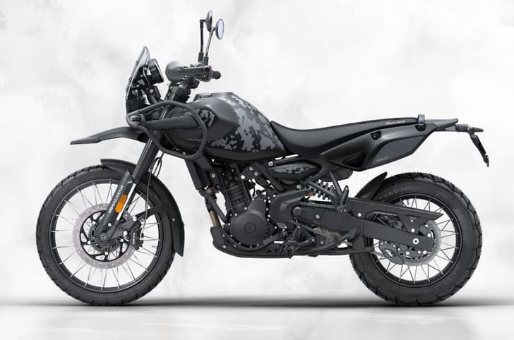 Royal Enfield Himalayan 450 Mana Black left profile