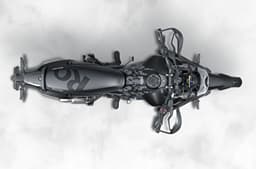 Royal Enfield Himalayan 450 Mana Black top-down angle 