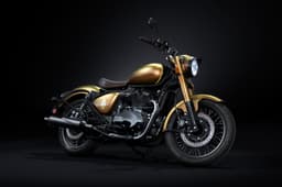 125th Anniversary Special Edition Royal Enfield Classic 650 front three quarter
