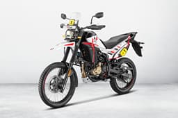 Hero Xpulse 210 Dakar Edition front left three quarter