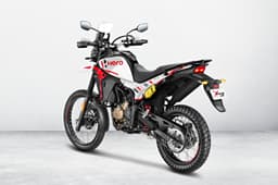 Hero Xpulse 210 Dakar Edition rear left three quarter