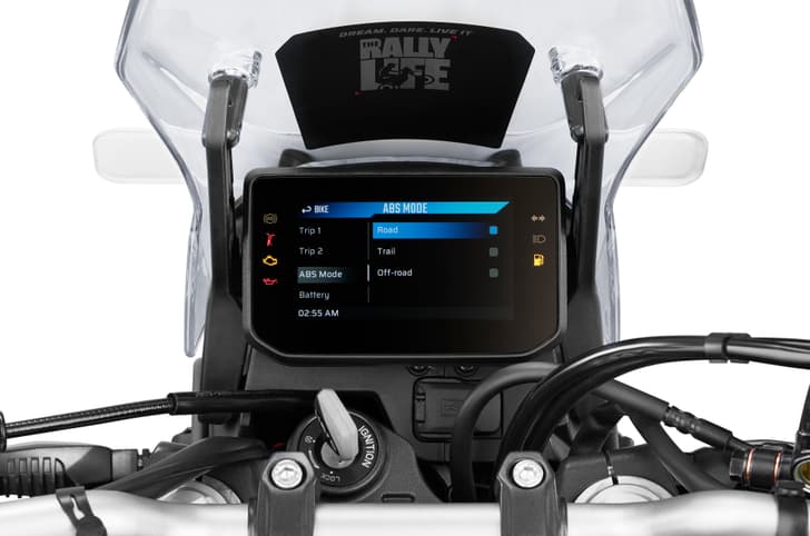 Hero Xpulse 210 Dakar Edition dash