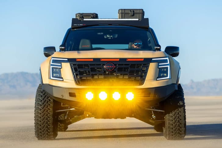 2025 nissan dune patrol concept in desert