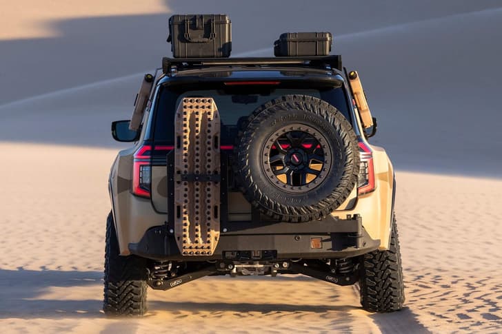 2025 nissan dune patrol concept in desert