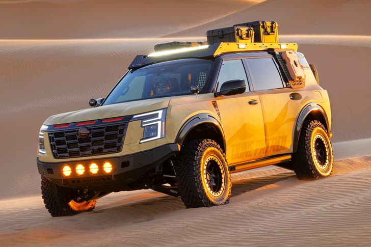 2025 nissan dune patrol concept in desert