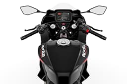 Aprilia RS 457 GP replica rider's POV in studio