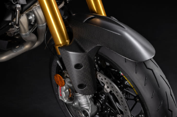 Gets some carbon fiber parts.