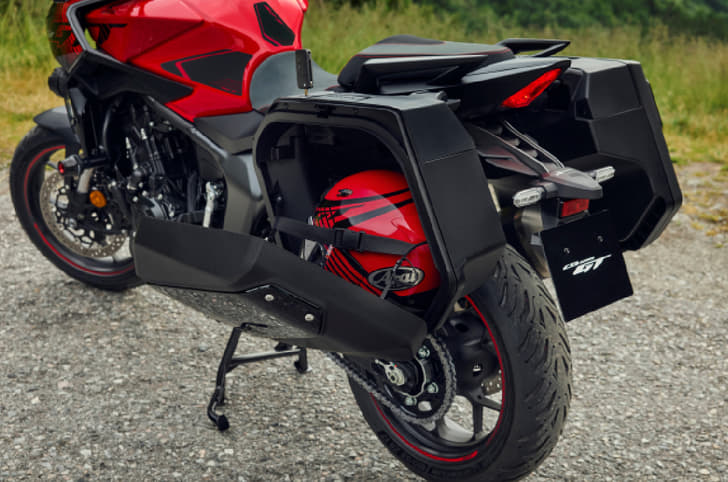 The detachable panniers come as standard fitment.
