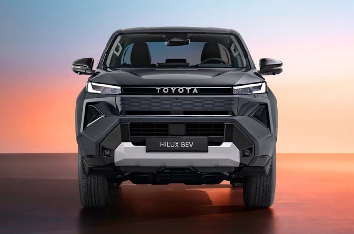 Toyota Hilux EV front design