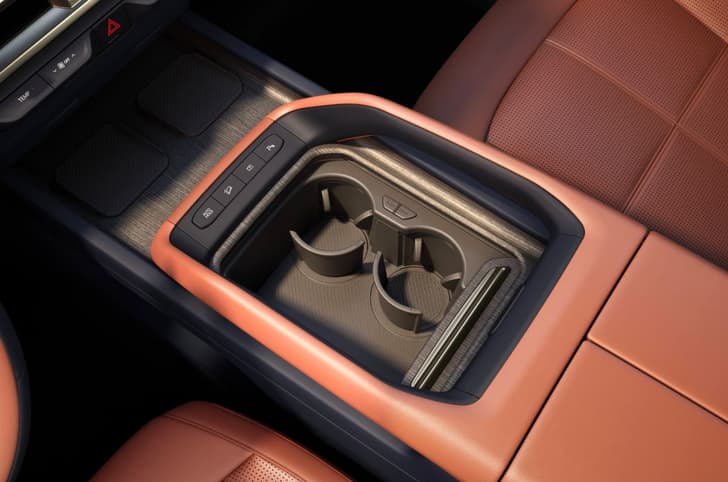 New Kia Telluride centre console