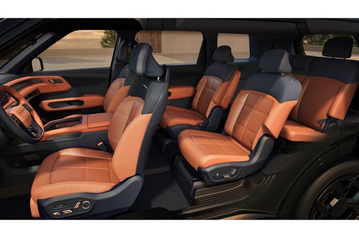 New Kia Telluride seats