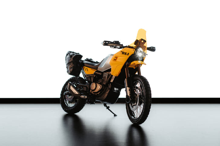 The Thunderbolt marks the brand's entry into the adventure motorcycle segment.