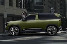 Tata Sierra in Munnar Mist colour