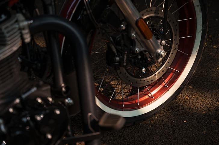 Royal Enfield Goan Classic front wheel