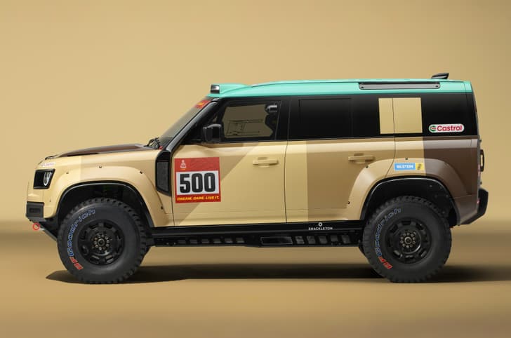 Defender Dakar D7X-R side profile