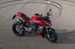 Ducati Streetfighter V2 right front three quarter