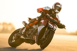 Ducati Streetfighter V2 sliding shot