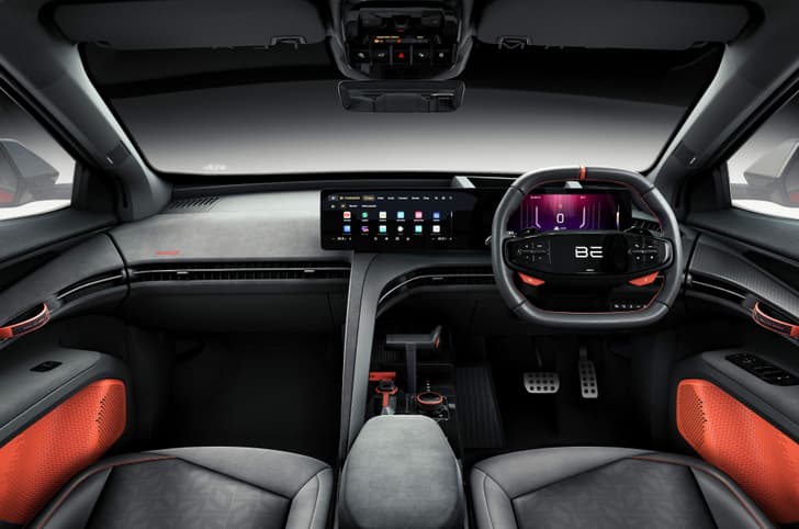 Mahindra BE 6 Formula E interior