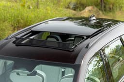 Mahindra XEV 9S open panoramic sunroof