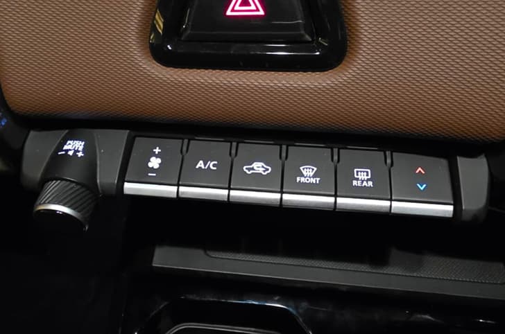 Maruti Suzuki e Vitara HVAC controls