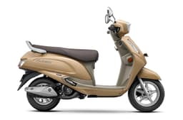 Suzuki Access beige right side profile static in studio