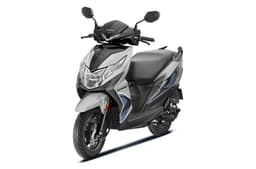 Honda Dio 110 left front three quarter grey