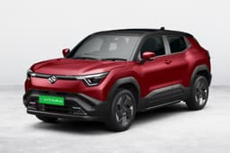 Maruti e Vitara Opulent Red with black roof