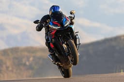 BMW M 1000 XR wheelie shot