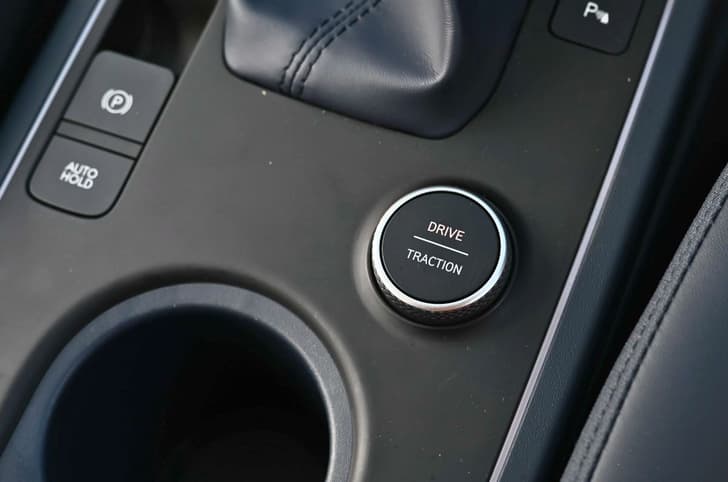 Hyundai Venue drive and traction control button
